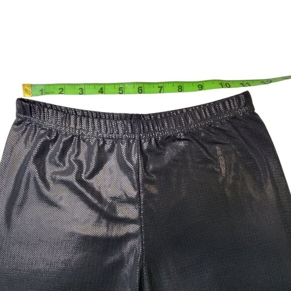 METALLIC Sheen Black Leggings -Size Small or Medium - Picture 3 of 6